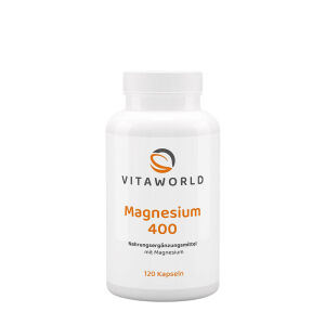 Vitaworld Magnesium 400 (120 Capsules) - Viking Supplements