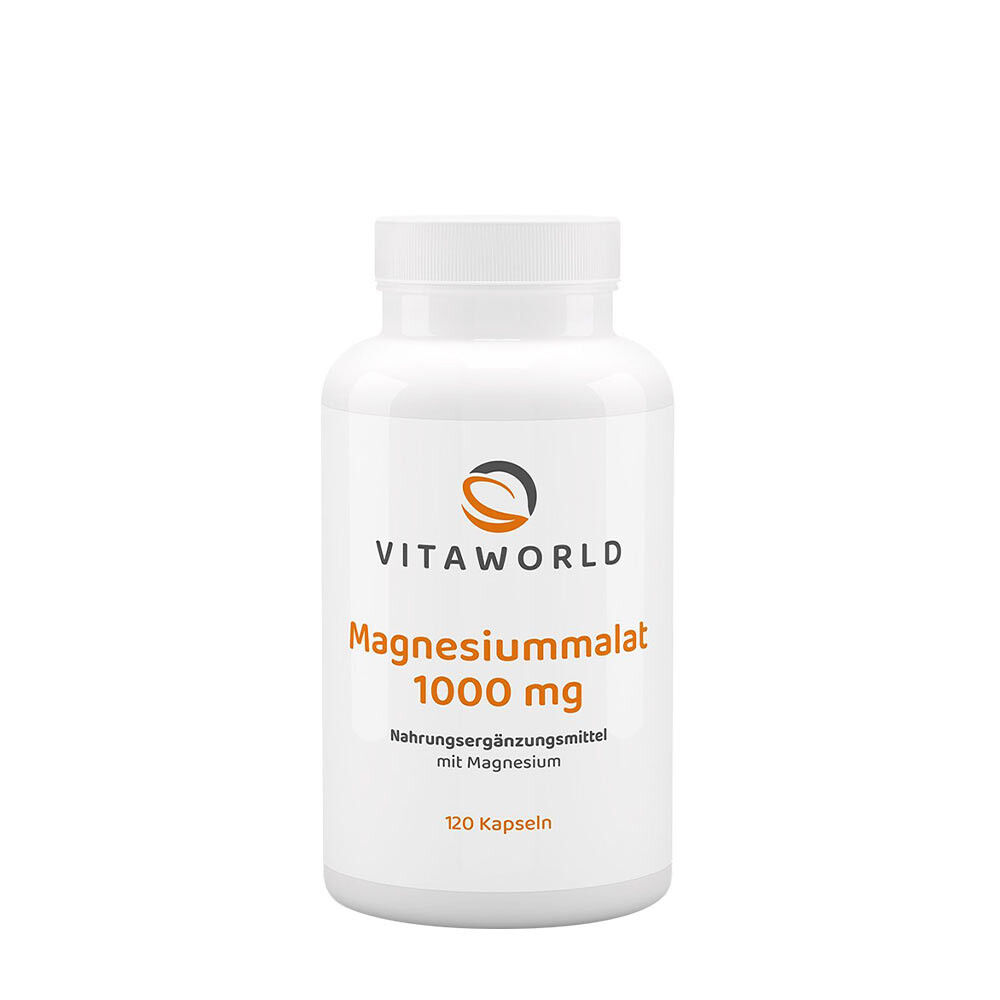 Vitaworld Malate de magnésium 1 000 mg (120 gélules) - Viking Supplements