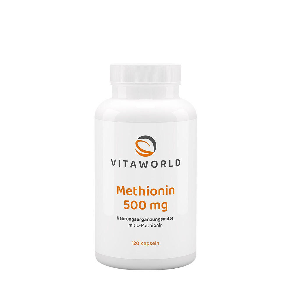 Vitaworld Méthionine 500 mg (120 gélules) - Viking Supplements