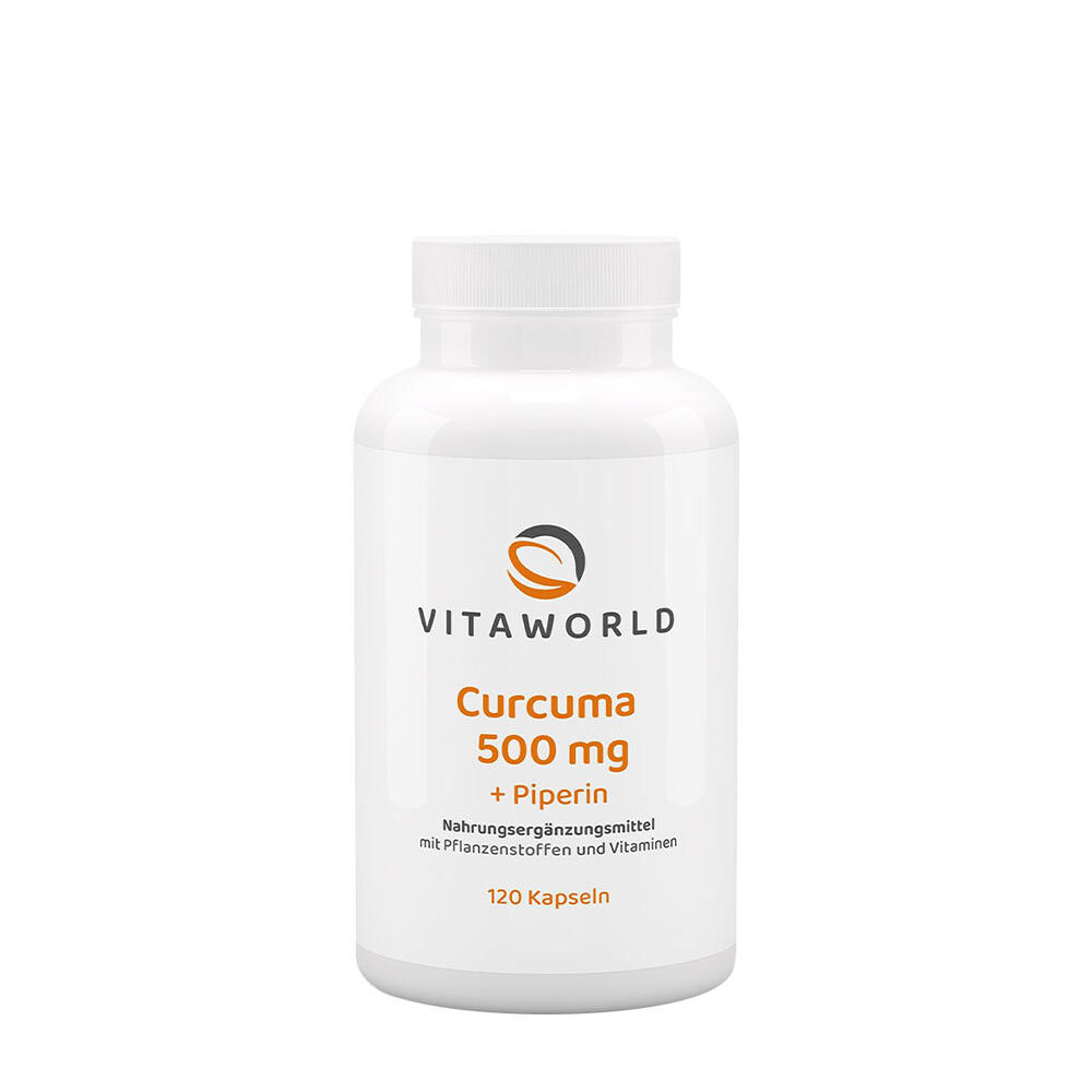 Vitaworld Curcuma 500 mg (120 gélules) - Viking Supplements