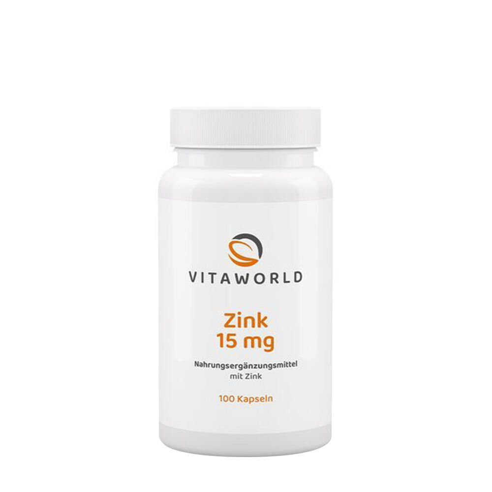 Vitaworld Zinc 15 mg (100 Capsules) - Viking Supplements