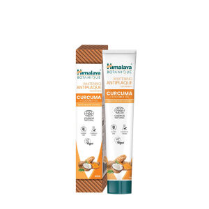 Dentifrice blanchissant anti-plaque au curcuma et à l'huile de coco