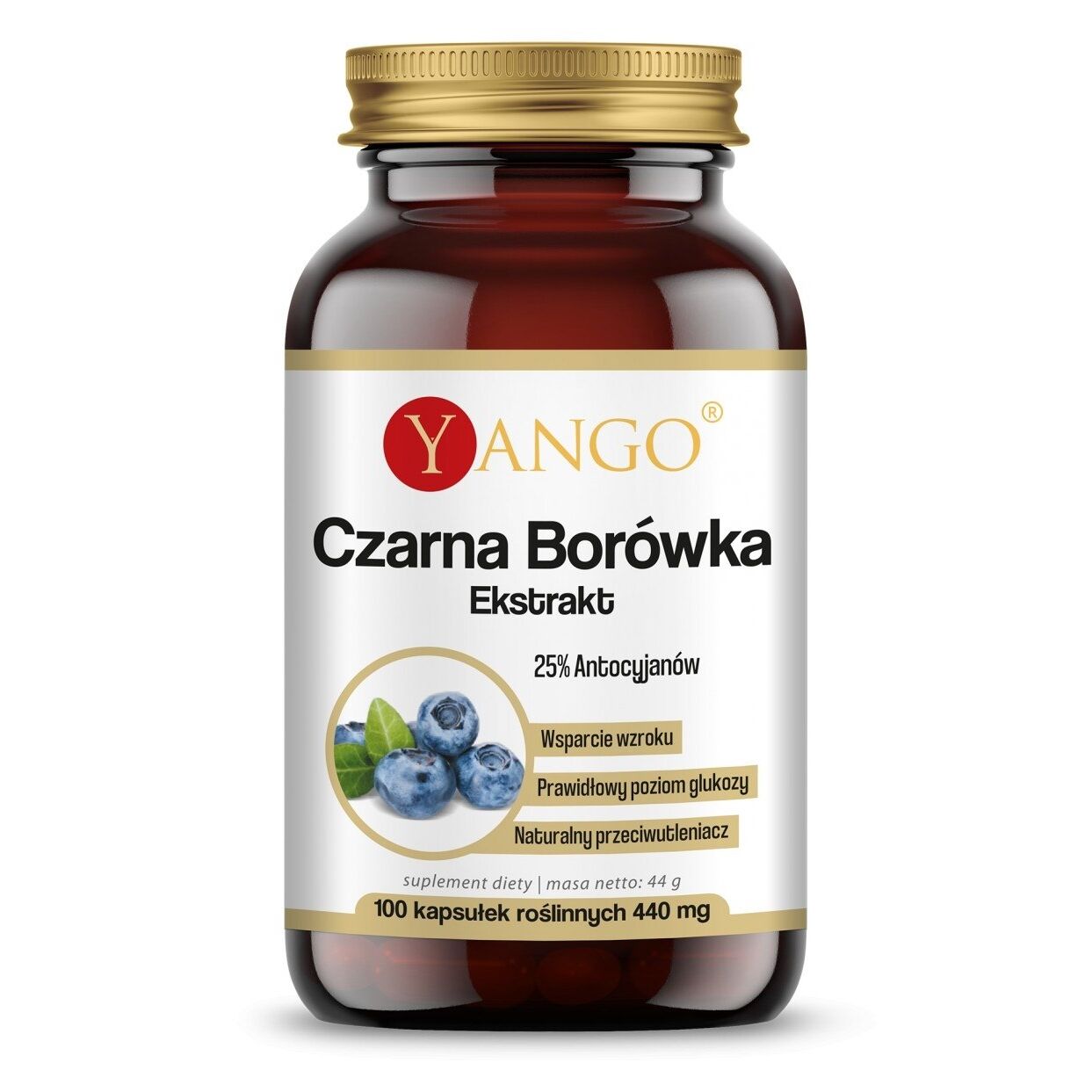 YANGO Myrtille noire (100 gélules) - Viking Supplements