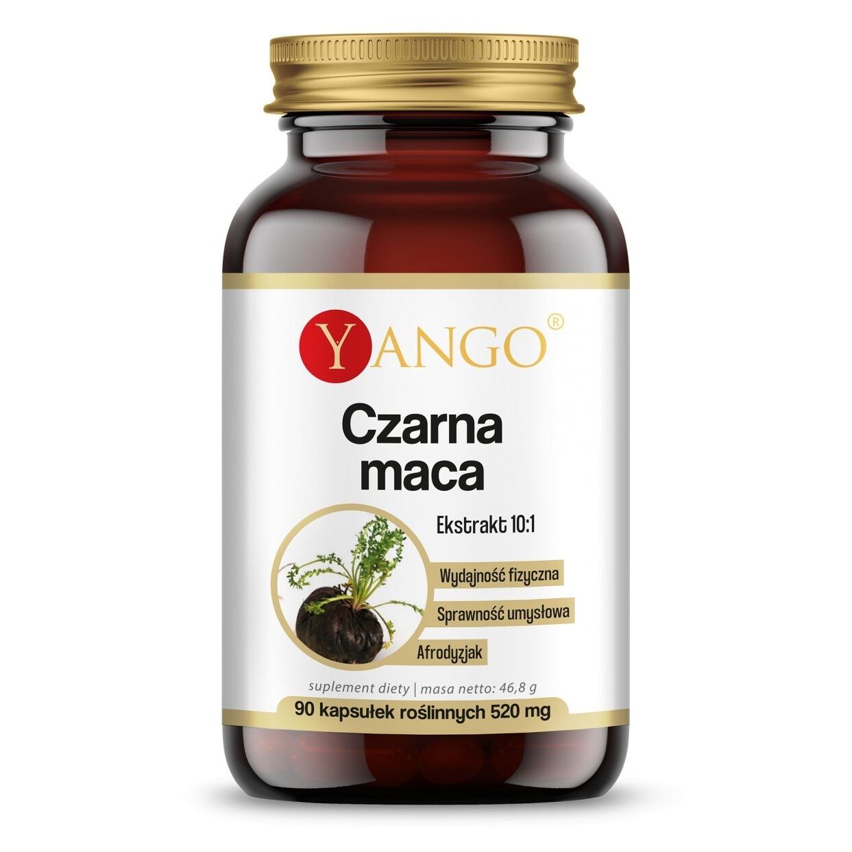 YANGO Maca noire (90 gélules) - Viking Supplements