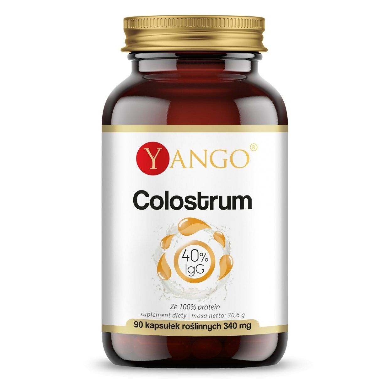 YANGO Colostrum - Immunoglobulines 40% (90 gélules) - Viking Supplements