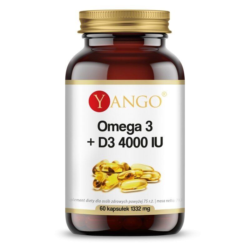 YANGO Oméga 3+D3 4 000 UI (60 gélules) - Viking Supplements