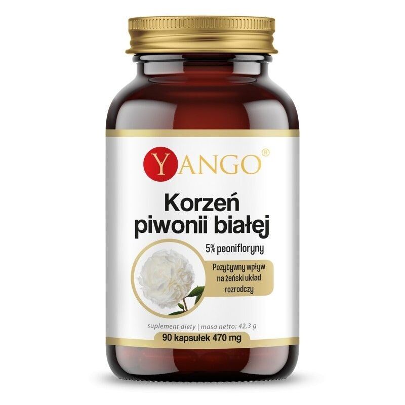 YANGO Racine de pivoine blanche - 5% paeniflorine (90 gélules) - Viking Supplements